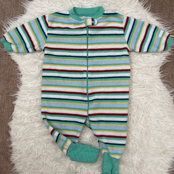 6 m vintage sungabye fleece sleeper - Picture 1 of 5